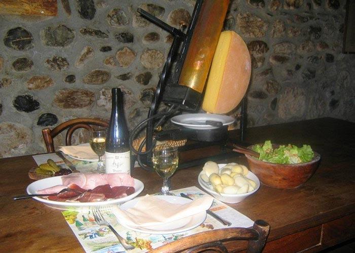 table avec vin